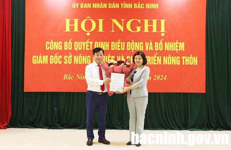 Bắc Ninh: Bổ nhiệm, điều động nhiều cán bộ chủ chốt các Sở và địa phương